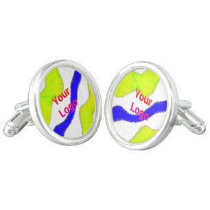 SIMPLE MINIMAL MODERN MONOGRAM ELEGANT STYLE CHIC  CUFFLINKS