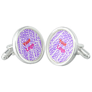 SIMPLE MINIMAL MODERN MONOGRAM ELEGANT STYLE CHIC CUFFLINKS