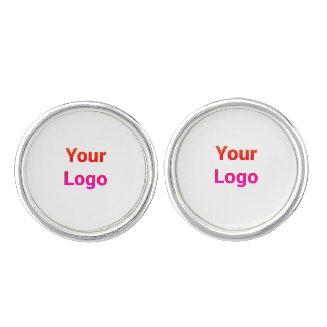 SIMPLE MINIMAL MODERN MONOGRAM ELEGANT STYLE CHIC  CUFFLINKS (Front)