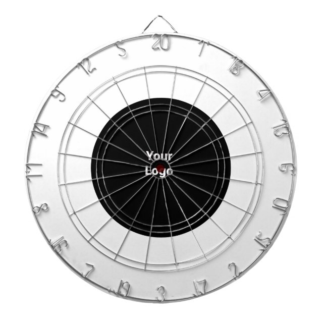 SIMPLE MINIMAL MODERN MONOGRAM ELEGANT STYLE CHIC  DART BOARD (Front)