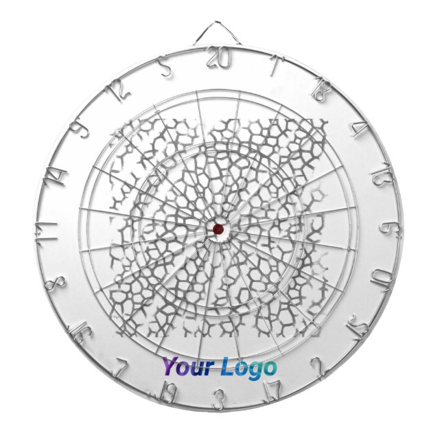 SIMPLE MINIMAL MODERN MONOGRAM ELEGANT STYLE CHIC  DART BOARD (Front)