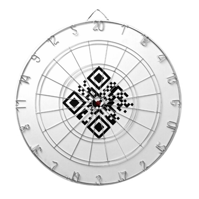 SIMPLE MINIMAL MODERN MONOGRAM ELEGANT STYLE CHIC  DART BOARD (Front)