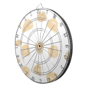 SIMPLE MINIMAL MODERN MONOGRAM ELEGANT STYLE CHIC  DART BOARD