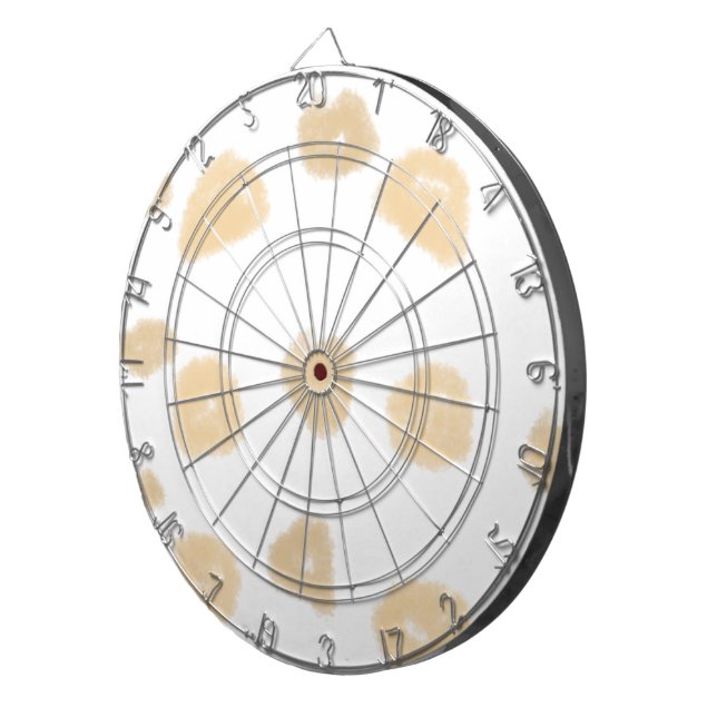 SIMPLE MINIMAL MODERN MONOGRAM ELEGANT STYLE CHIC  DART BOARD (Front Right)