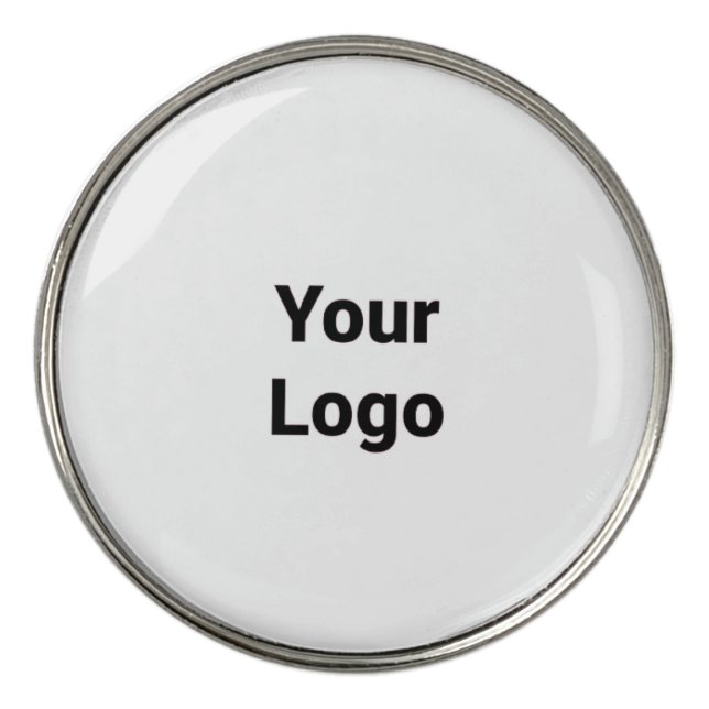 SIMPLE MINIMAL MODERN MONOGRAM ELEGANT STYLE CHIC  GOLF BALL MARKER (Front)