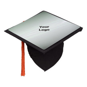 SIMPLE MINIMAL MODERN MONOGRAM ELEGANT STYLE CHIC GRADUATION CAP TOPPER