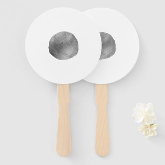 SIMPLE MINIMAL MODERN MONOGRAM ELEGANT STYLE CHIC  HAND FAN