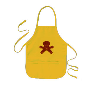 SIMPLE MINIMAL MODERN MONOGRAM ELEGANT STYLE CHIC KIDS' APRON