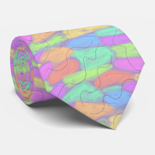 SIMPLE MINIMAL MODERN MONOGRAM ELEGANT STYLE CHIC NECK TIE