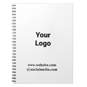 SIMPLE MINIMAL MODERN MONOGRAM ELEGANT STYLE CHIC NOTEBOOK