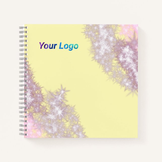 SIMPLE MINIMAL MODERN MONOGRAM ELEGANT STYLE CHIC  NOTEBOOK (Front)