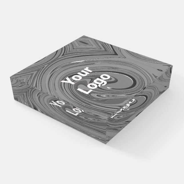 SIMPLE MINIMAL MODERN MONOGRAM ELEGANT STYLE CHIC  PAPERWEIGHT (Angled)