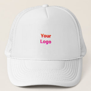 SIMPLE MINIMAL MODERN MONOGRAM ELEGANT STYLE CHIC TRUCKER HAT