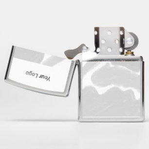 SIMPLE MINIMAL MODERN MONOGRAM ELEGANT STYLE CHIC  ZIPPO LIGHTER