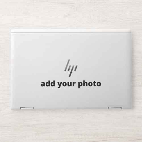 simple minimal monogram logo elegant personalized  HP laptop skin