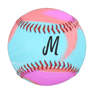 simple minimal monogram logo personalized baking baseball