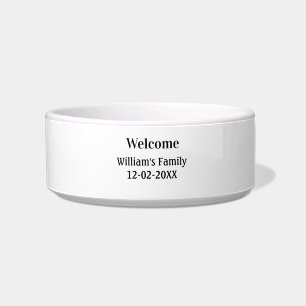 simple minimal monogram logo personalized baking   bowl