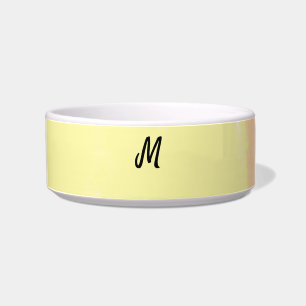 simple minimal monogram logo personalized baking bowl
