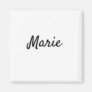 simple minimal monogram logo personalized baking magnet