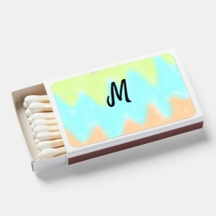 simple minimal monogram logo personalized baking t matchboxes