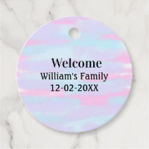 simple minimal monogram logo personalized welcome