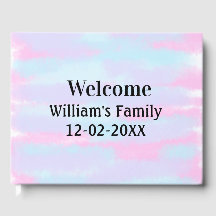 simple minimal monogram logo personalized welcome