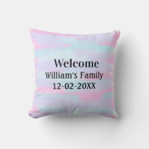 simple minimal monogram logo personalized welcome