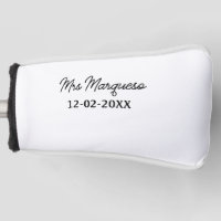 simple minimal monogram mrs Mr name date year Thro