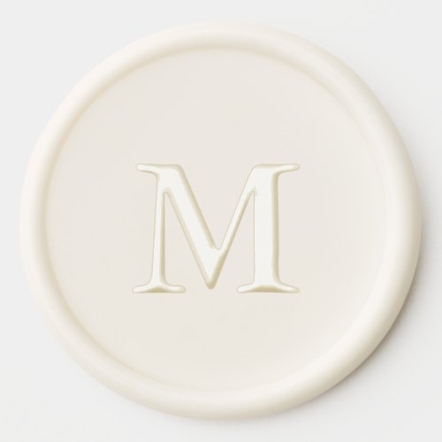 Simple Minimal Monogram Wedding Wax Seal Sticker