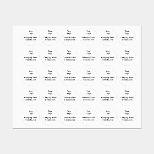 simple minimal name here custom LOGO SHIPPING Labe Labels (Sheet)