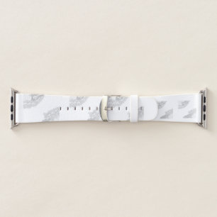 Simple minimal pink purple watercolor abstract app apple watch band