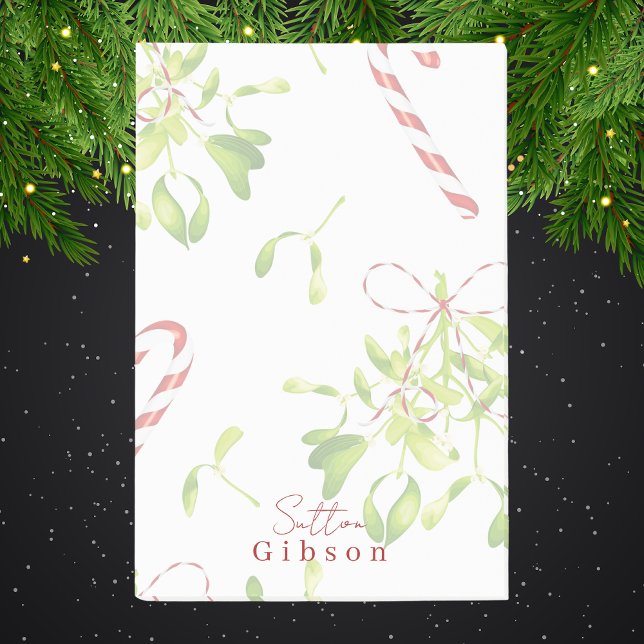 Simple Minimal Pretty Holiday Greenery Post-it Notes (Creator Uploaded)