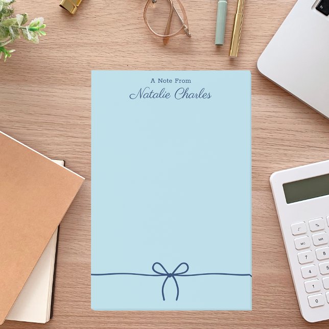 Simple Minimal Professional Navy Blue Post-it Notes (Creator Uploaded)