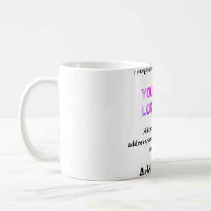 Simple minimal q r code add logo scan code name te coffee mug