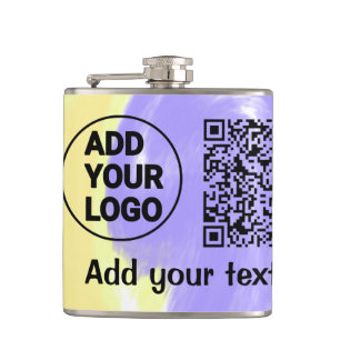 Simple minimal q r code add logo scan code name te flask