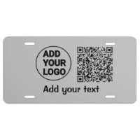 Simple minimal q r code add logo scan code name te