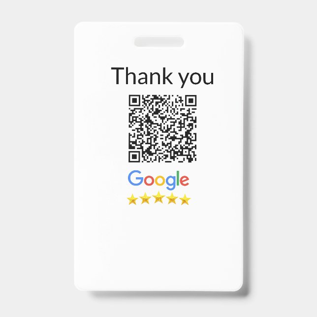 Simple minimal q r code add logo scan code name we badge (Front)