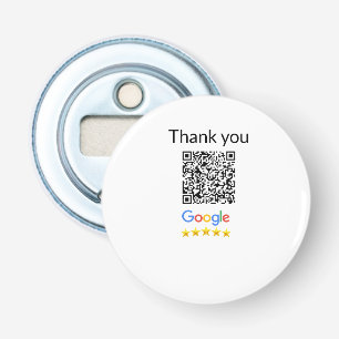 Simple minimal q r code add logo scan code name we bottle opener