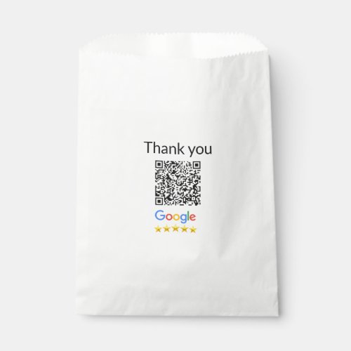 Simple minimal q r code add logo scan code name we favor bag