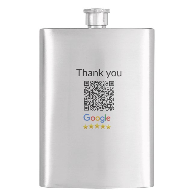 Simple minimal q r code add logo scan code name we flask (Front)