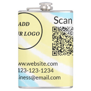 Simple minimal q r code add logo scan code name we flask