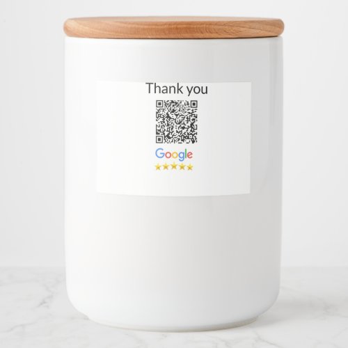 Simple minimal q r code add logo scan code name we food label