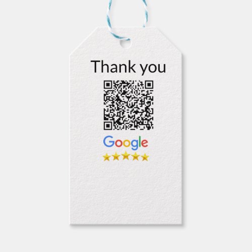 Simple minimal q r code add logo scan code name we gift tags