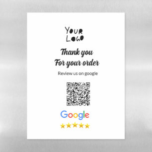 Simple minimal q r code add logo scan code name we magnetic dry erase sheet