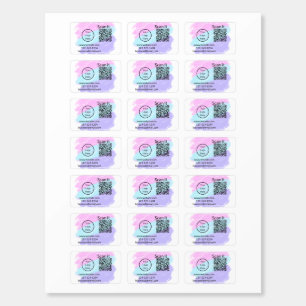 Simple minimal q r code add logo scan code name we matchboxes
