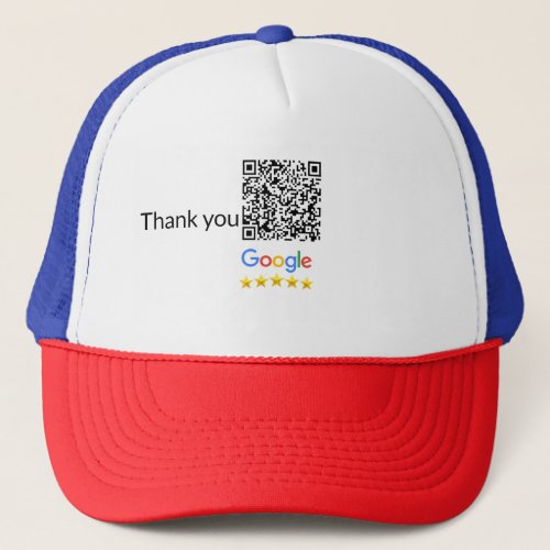 Simple minimal q r code add logo scan code name we trucker hat