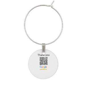 Simple minimal q r code add logo scan code name we wine charm