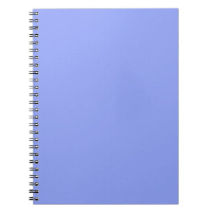 simple minimal solid color custom blue pastel ad notebook