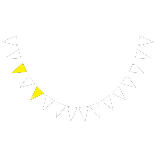 simple minimal solid color custom     bunting flags