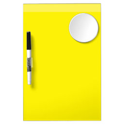 simple minimal solid color custom     dry erase board with mirror